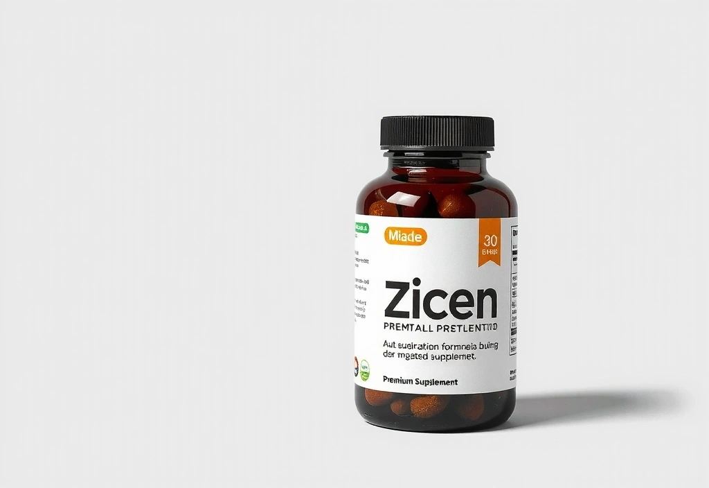 Zinc supplement bottle